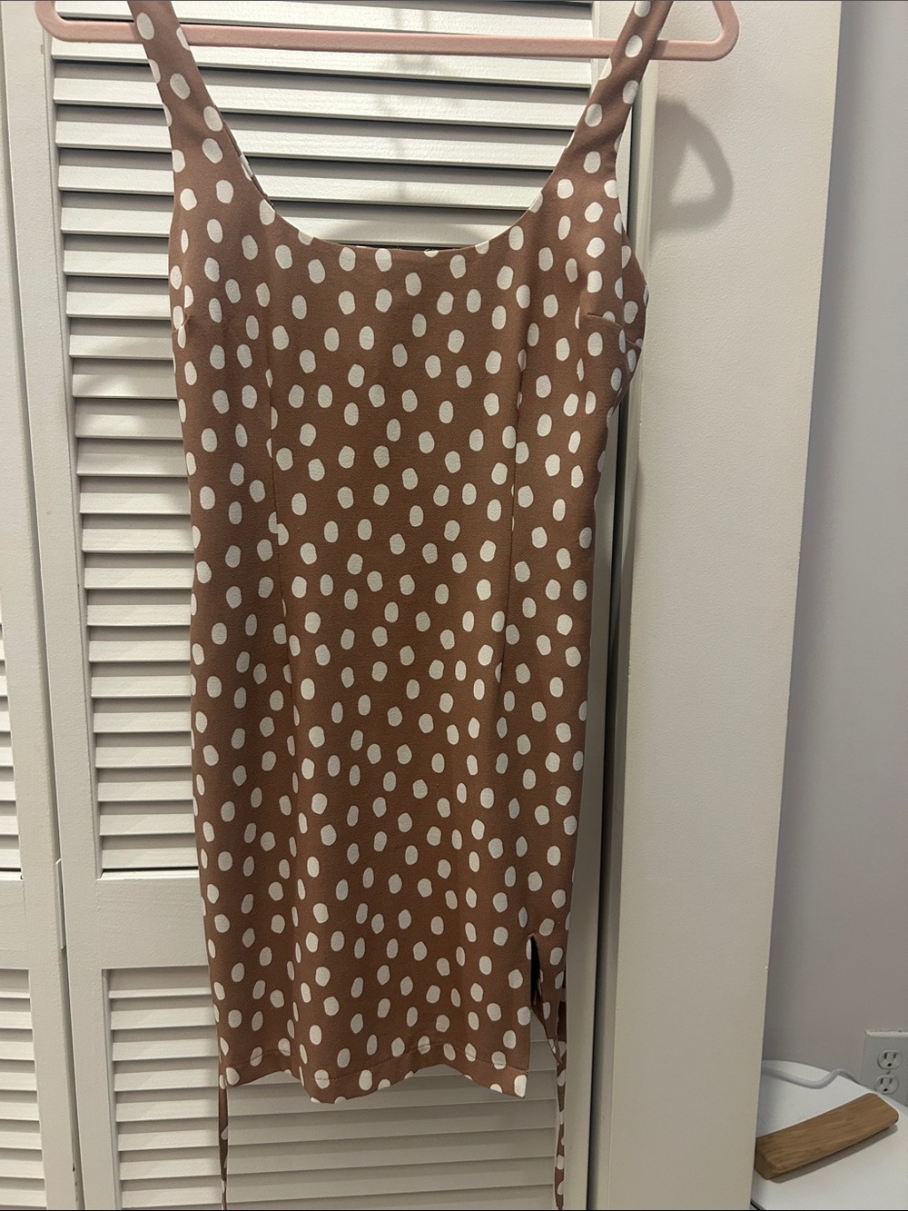 Abercrombie & Fitch Brown Polka Dot Mini Dress